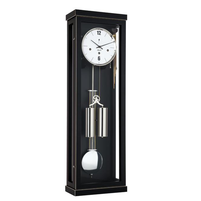 Regulateur Abbot "HERMLE" Schwarz-Nickel