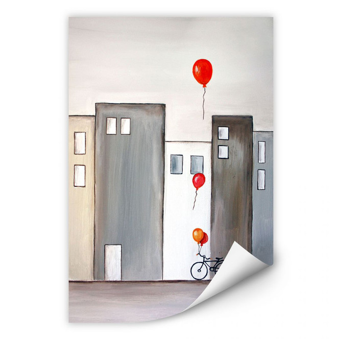 Wallprint Melz - Der Ballonverkäufer