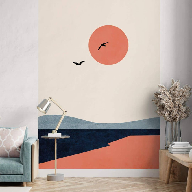 Fototapete Kubistika - Auf einer Reise