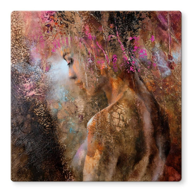 Glasbild Schmucker - Helen - Quadratisch