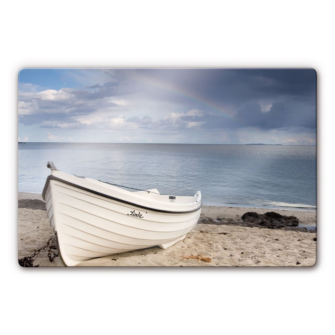 Glasbild Strandidyll