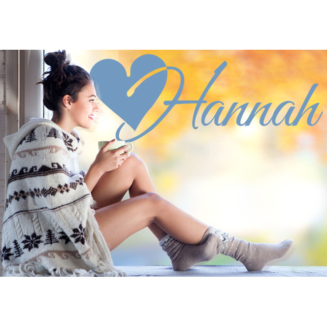 Glasdekor Wunschtext Initiale H - Bild 1