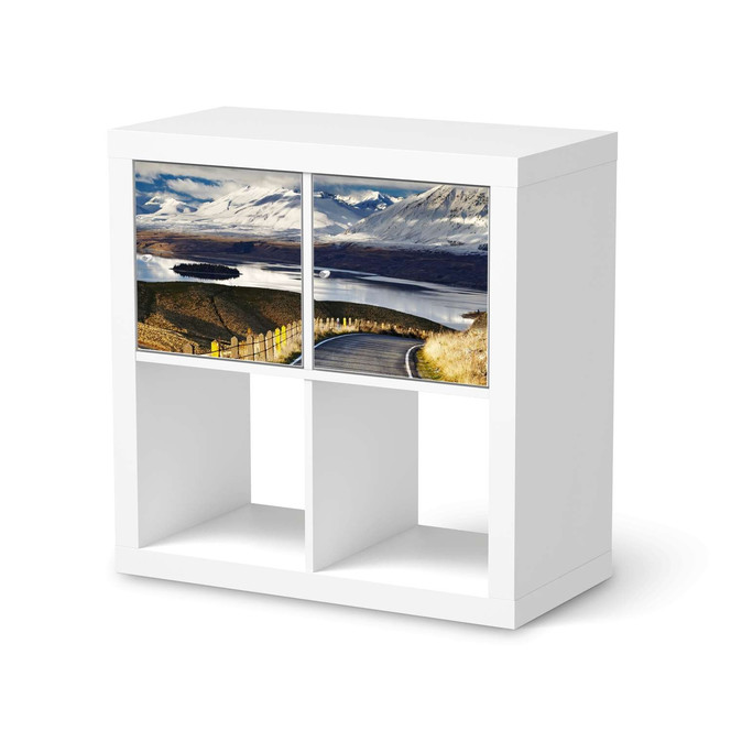Möbelfolie IKEA Kallax Regal 2 Türen (quer) - New Zealand- Bild 1