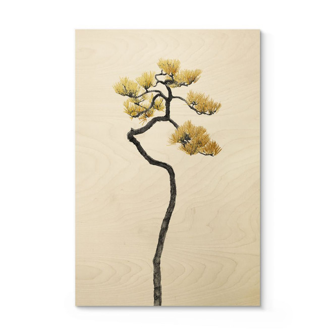Holzbild Bonsai in Balance - Amini