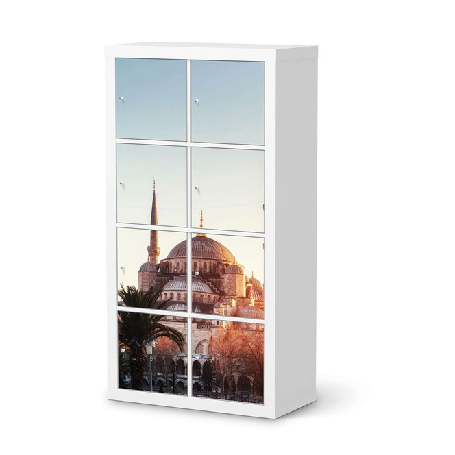 Klebefolie IKEA Expedit Regal 8 Türen - Blue Mosque- Bild 1