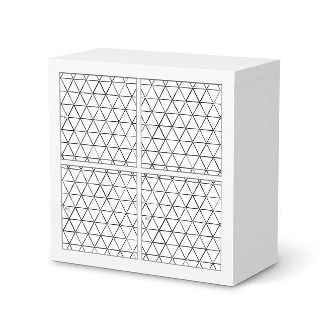 Klebefolie IKEA Kallax Regal 4 Türen - Mediana- Bild 1