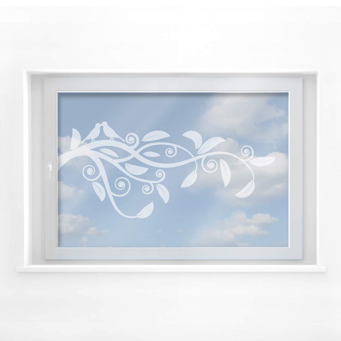 Milchglasfolie Birds Garden