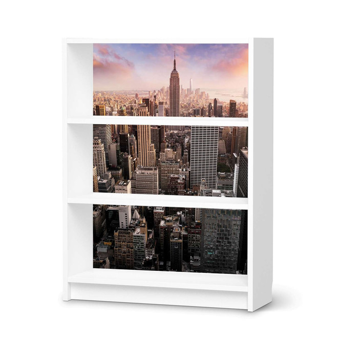Möbelfolie IKEA Billy Regal 3 Fächer - Big Apple- Bild 1