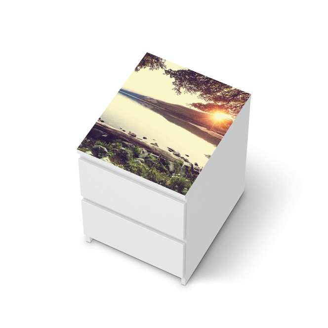 Möbelfolie IKEA Malm Kommode 2 Schubladen oben - Seaside Dreams- Bild 1