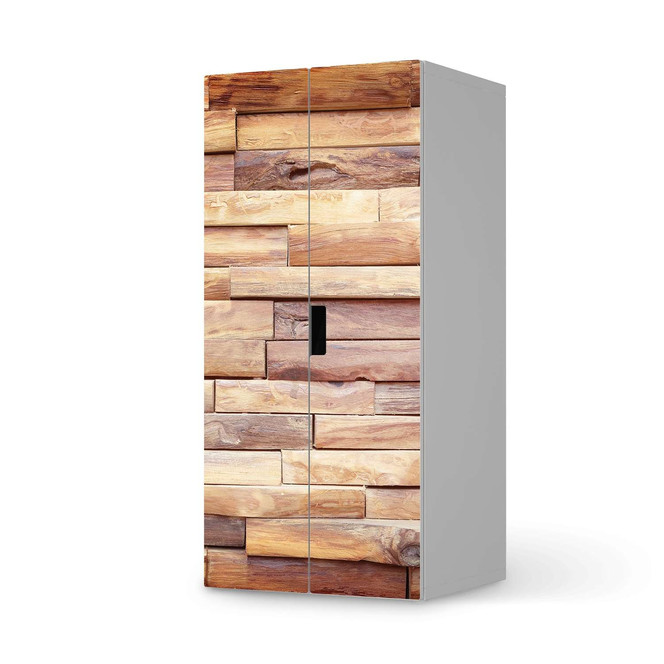 Möbelfolie IKEA Stuva / Malad Schrank - 2 grosse Türen - Artwood- Bild 1