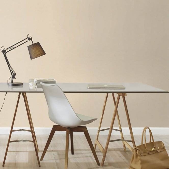 Rasch Vliestapete, Unitapete Welcome Home mittelbeige