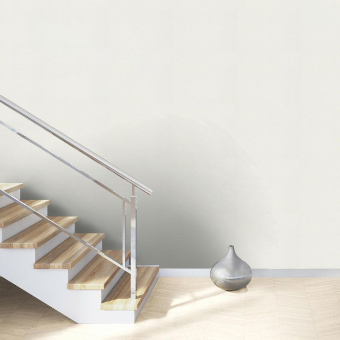 Unitapete, Streifentapete mit Struktur Bauhaus weiss