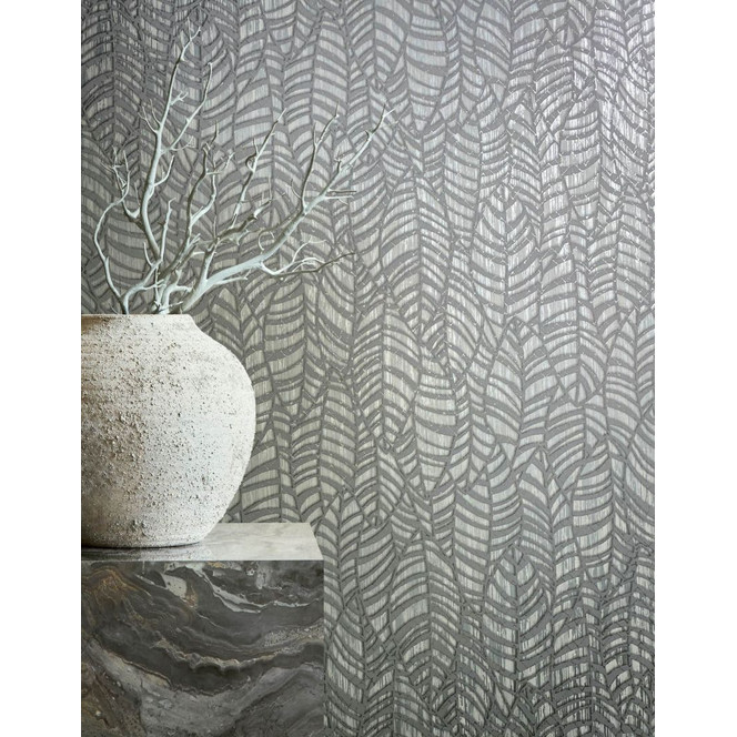 Vliestapete Grafisch Modern in Grau