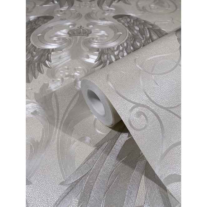 Vliestapete mit glänzenden Flügeln pearl Ornamental von Harald Glööckler
