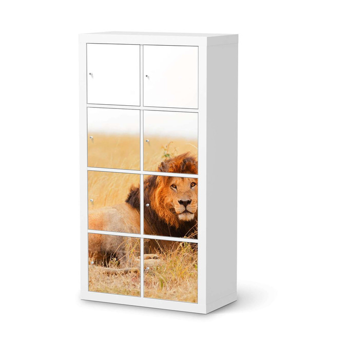 Folie IKEA Kallax Regal 8 Türen - Lion King- Bild 1