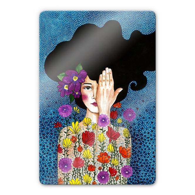 Glasbild Hülya - Erinnerungen verlieren