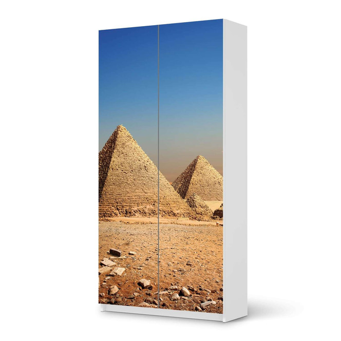 Klebefolie IKEA Pax Schrank 201cm Höhe - 2 Türen - Pyramids- Bild 1