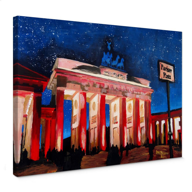 Leinwandbild Bleichner - Berlin unterm Sternenhimmel