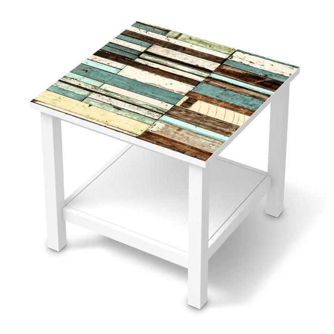 Möbel Klebefolie IKEA Hemnes Tisch 55x55cm - Schiffsbruch- Bild 1