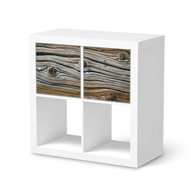 Möbelfolie IKEA Kallax Regal 2 Türen (quer) - Hochbejahrt- Bild 1