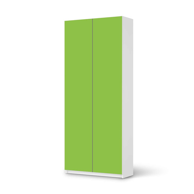 Möbelfolie IKEA Pax Schrank 236cm Höhe - 2 Türen - Hellgrün Dark- Bild 1