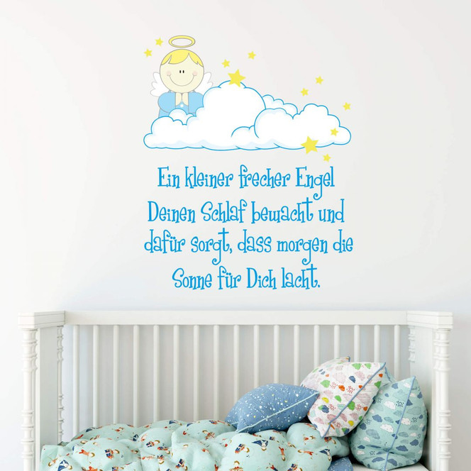Wandsticker Ein kleiner frecher Engel