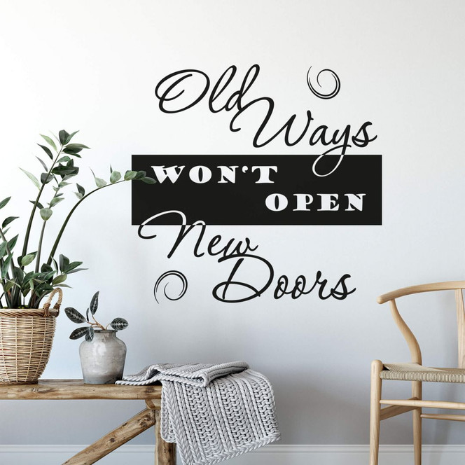 Wandtattoo Old ways...