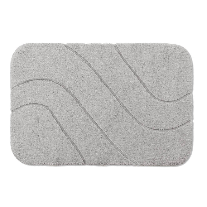 Bahama Badteppich Wunschmass in Perlgrau 11