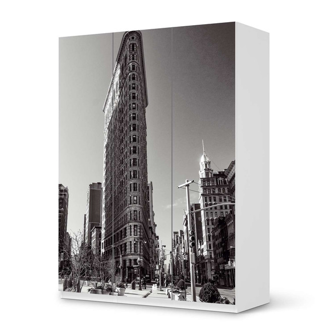 Folie IKEA Pax Schrank 201cm Höhe - 3 Türen - Manhattan- Bild 1