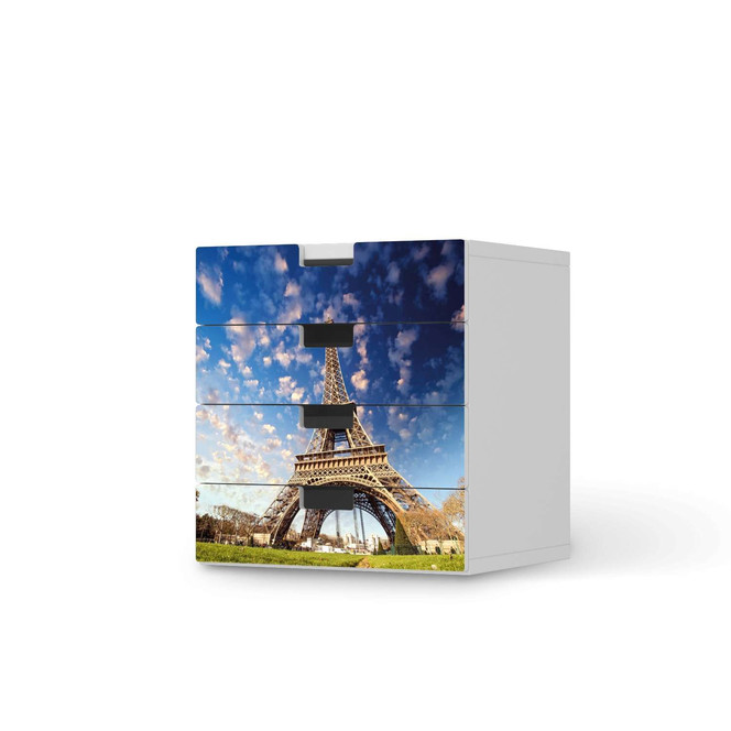 Klebefolie IKEA Stuva / Malad Kommode - 4 Schubladen - La Tour Eiffel- Bild 1