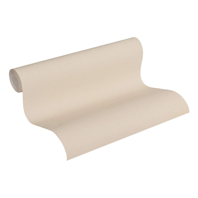 Livingwalls Vliestapete Trendwall Tapete Uni beige, creme, metallic