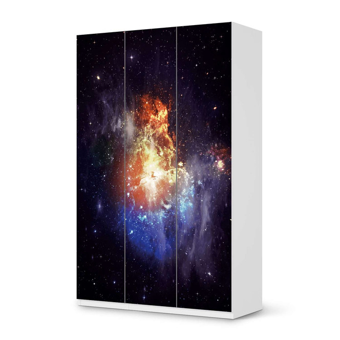 Möbelfolie IKEA Pax Schrank 236cm Höhe - 3 Türen - Nebula- Bild 1