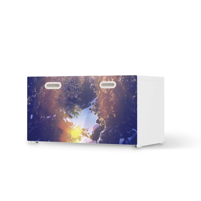 Möbelfolie IKEA Stuva / Fritids Bank mit Kasten - Lichtflut- Bild 1