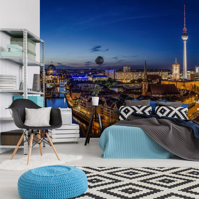 Fototapete Berlin Panorama - 432x260cm - Bild 1