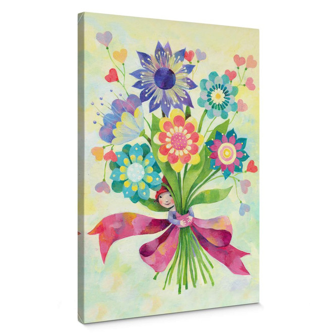 Leinwandbild Blanz - Blumenstrauss