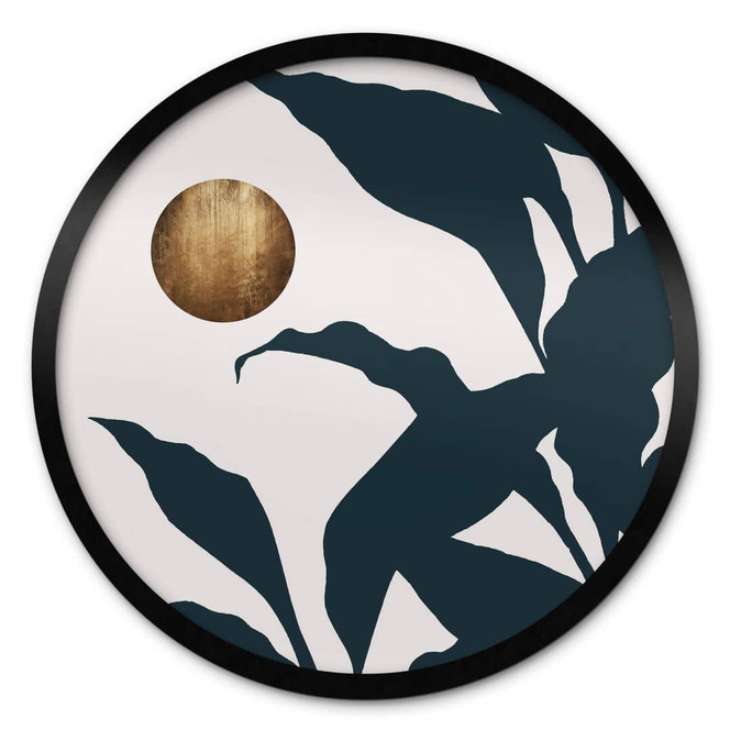 Poster Kubistika - In the jungle - Rund