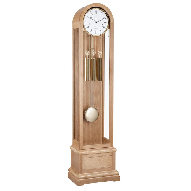 Standuhr Charlotte "Franz Hermle & Sohn" Eiche hell