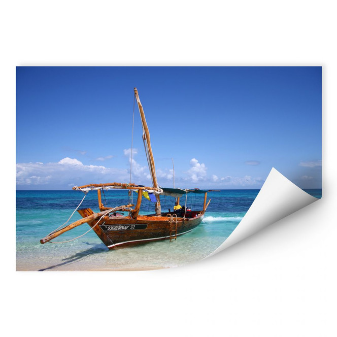 Wallprint Caribbean Sailboat