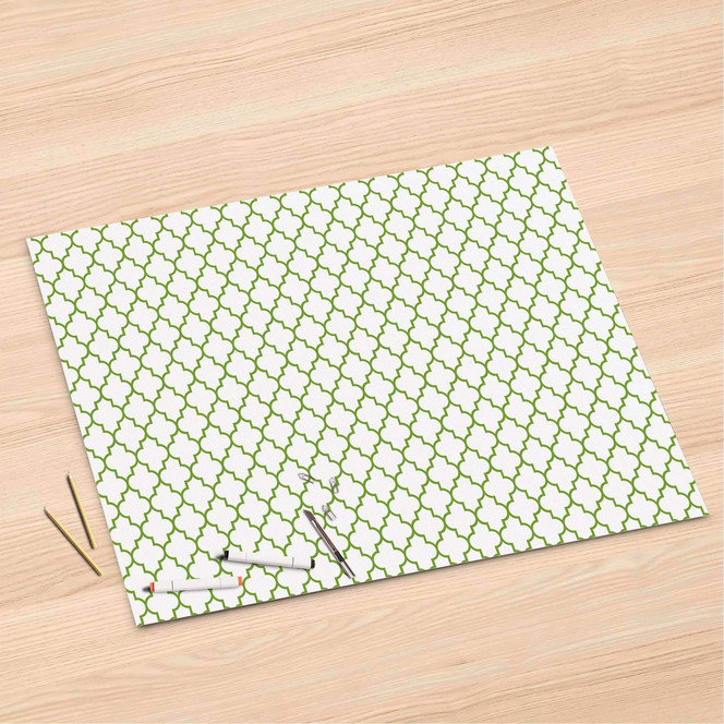 Folienbogen (120x80cm) - Retro Pattern - Grün- Bild 1