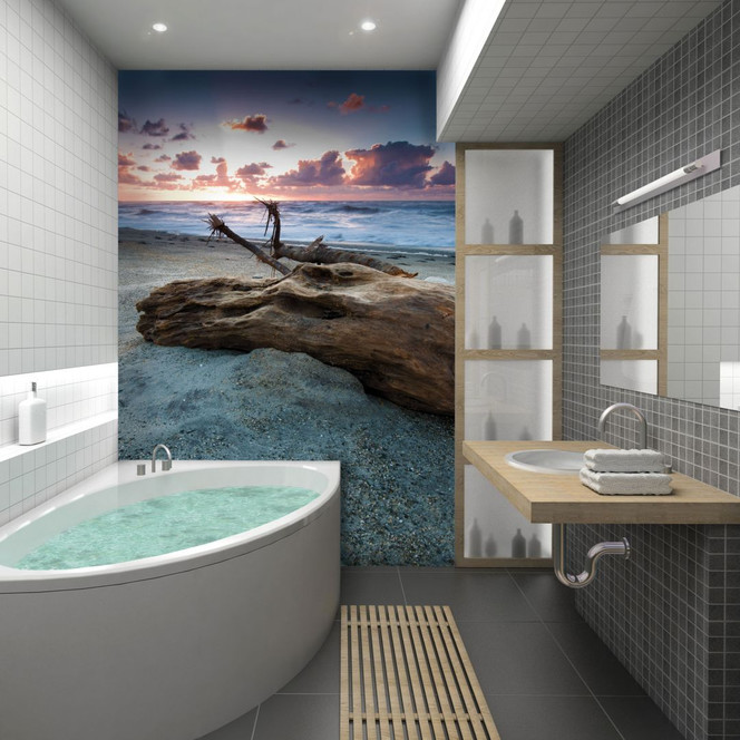 Fototapete Old Tree Trunk - 144x260cm - Bild 1