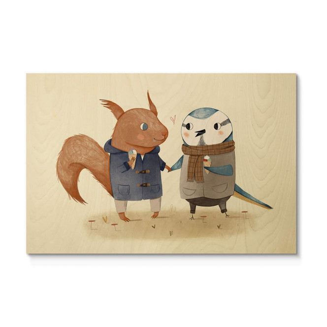 Holzposter Loske - Eiscreme