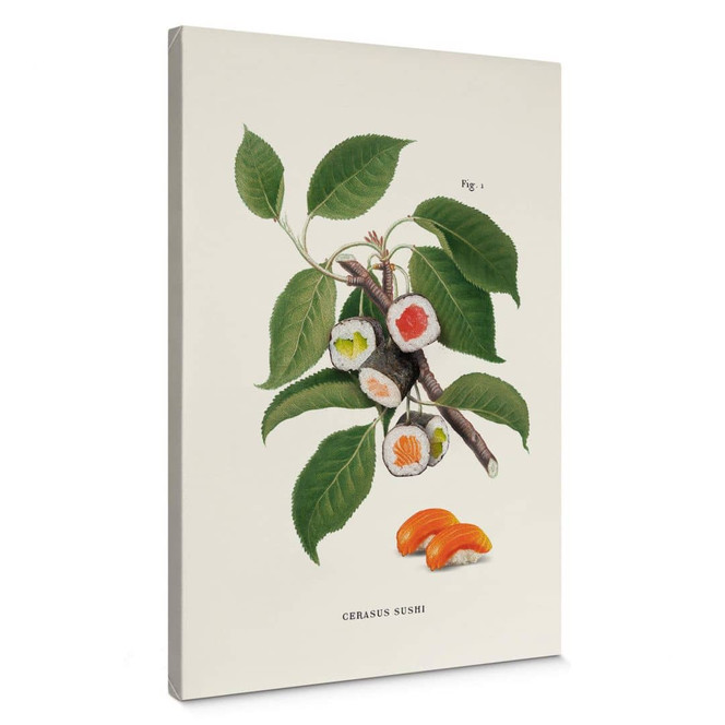 Leinwandbild Loose - Sushi Pflanze