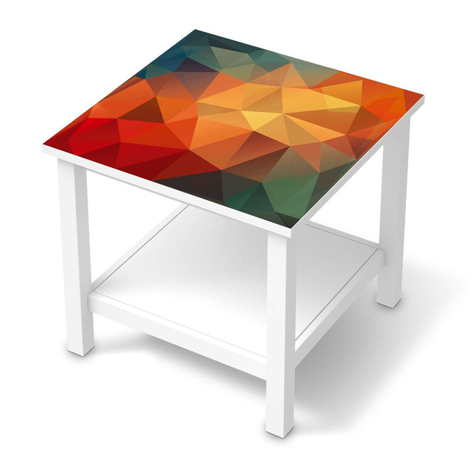 Möbel Klebefolie IKEA Hemnes Tisch 55x55cm - Polygon- Bild 1