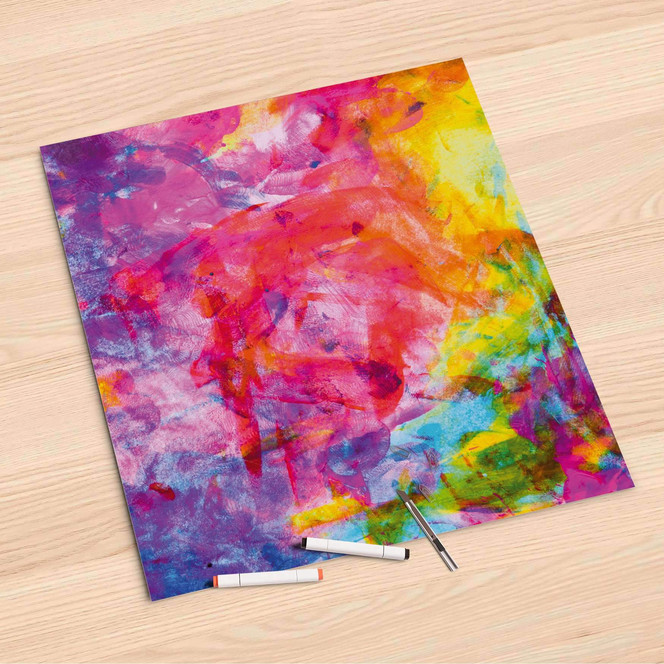 Folienbogen (60x60cm) - Abstract Watercolor- Bild 1