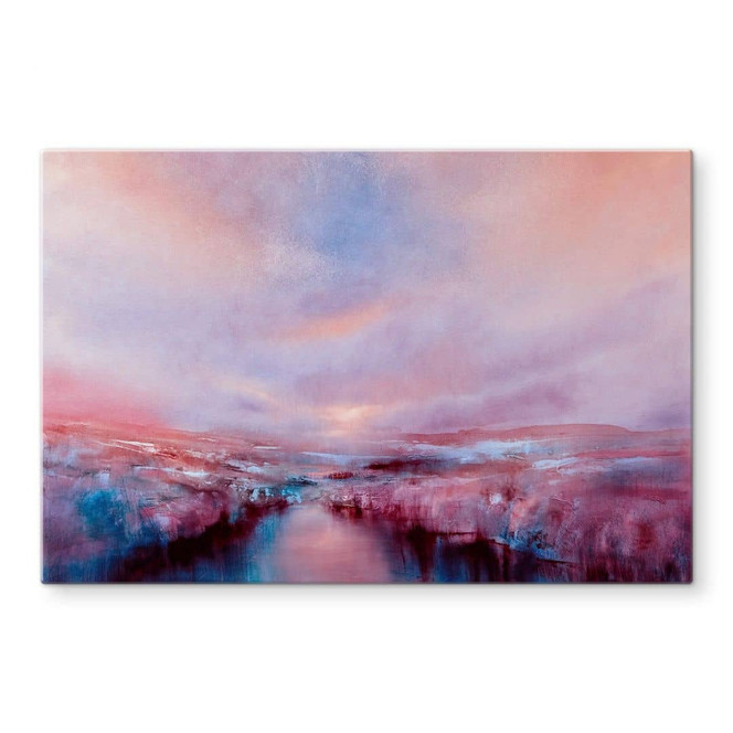 Glasbild Schmucker - Lichttraum