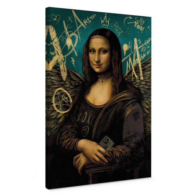 Leinwandbild Mona Lisa - modern