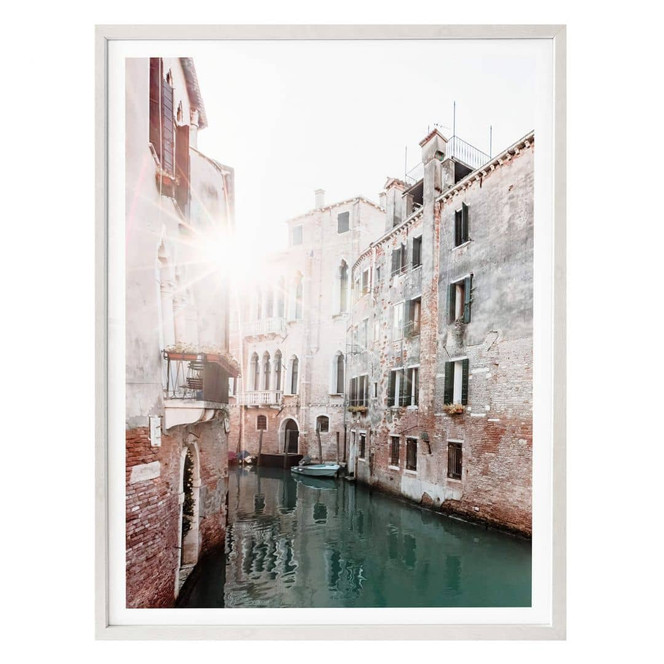 Poster Colombo - Sonnenstrahlen im Kanal