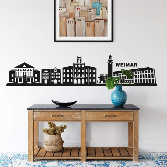 Wandtattoo Weimar Skyline