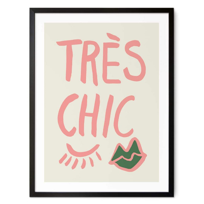 Poster Spruch - 1X Studio - Très chic