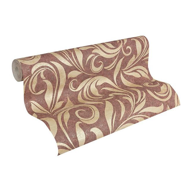 Architects Paper Tapete Nobile beige, metallic, rot